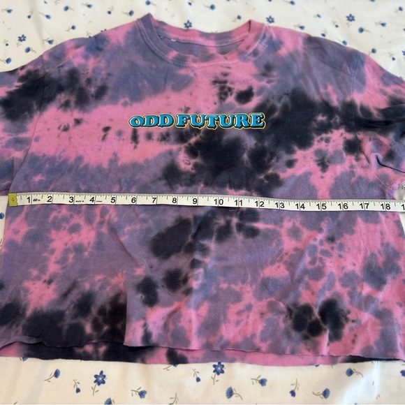 Odd Future X Santa Cruz Sz: M Cropped Tie Dye T Shirt Doughnut Graphic Skater. - Picture 3 of 6